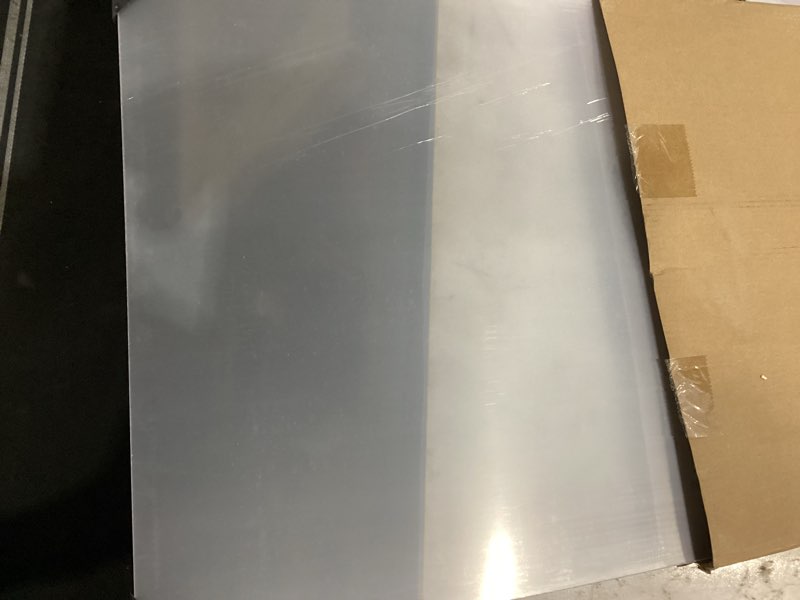 Condition photo showing Good Condition for art3d 5-pack of 16×20" pet/plexiglass sheets, transparent clear flexible plastic sheet panels for craft, picture frames, sign blank, diy display project 16" x 20", 1mm thick clear 5