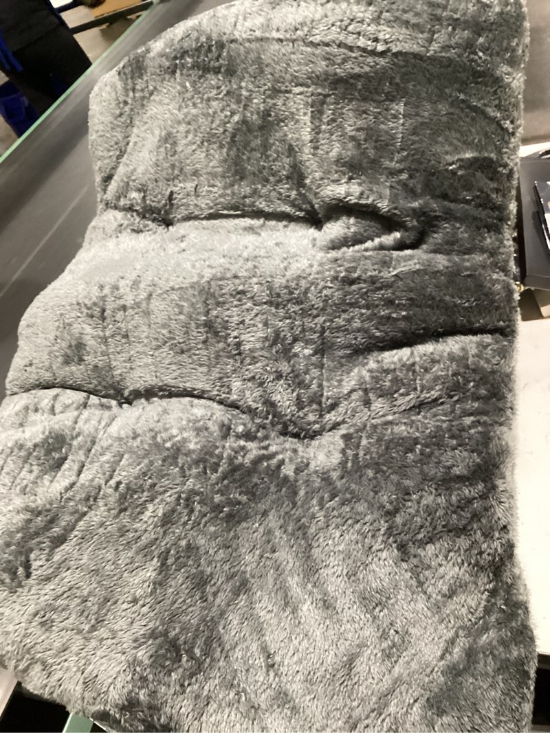 Bedsure Washable Dog Bed Medium Size Dog, Comfort Fluffy Plush Pillow Bed Crate Pad, Non-Slip and Ma