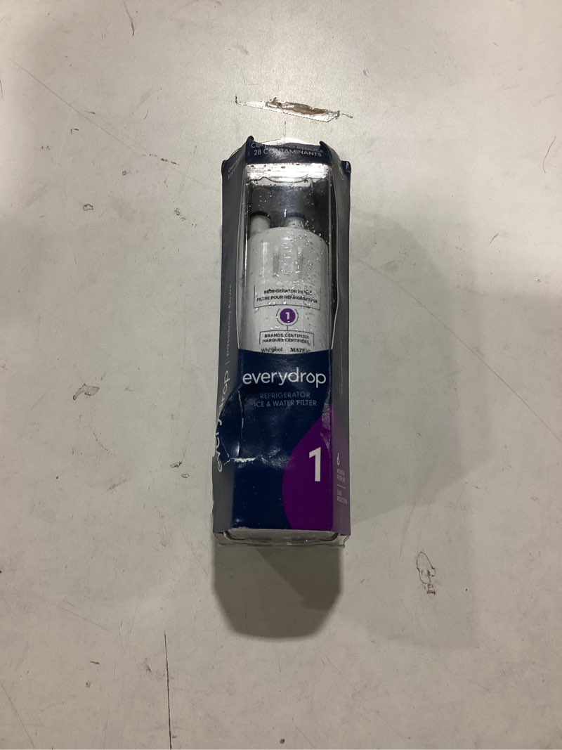 Condition photo showing item condition for everydrop by Whirlpool Ice and Water Refrigerator Filter 1, EDR1RXD1, Single-Pack , Purple 1 Count (Pack of 1)