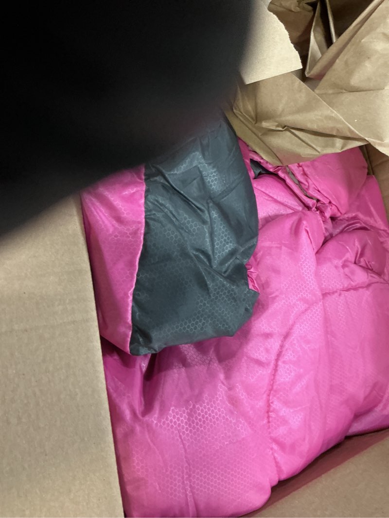 Condition photo showing Good Condition for mallome sleeping bags for adults cold weather & warm - backpacking camping sleeping bag for kids 10-12, girls, boys - lightweight compact camping essentials gear accessories hiking sleep must haves blossom pink everyday 3 season 50-80° f