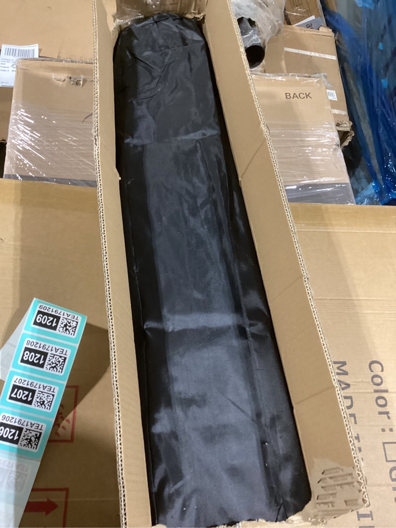 Condition photo showing As Is for HAPBEAR Extra Large Exercise Mat-7'x5'/6'x8'/6'x9'/6'x10'/6'x12'x8mm(1/3 inch),Non-Slip, Ultra Durable, Thick Workout Mats for Home Gym Flooring Cardio, Yoga Mats for Fitness, High-Density Exercise Mat, Shoes-Friendly Black-High Density 6'×9'×?"