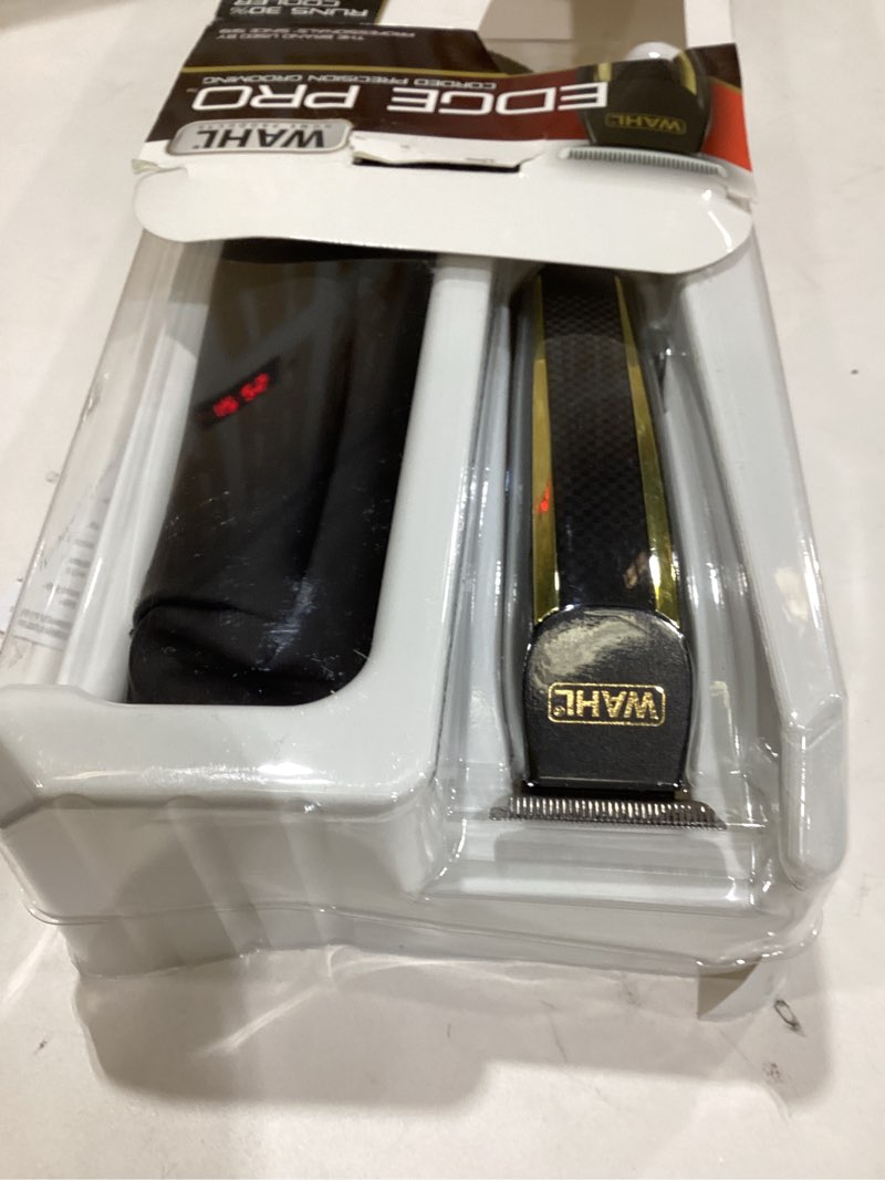 Condition photo showing Good Condition for Wahl Edge Pro Bump Free Corded Beard Trimmer for Men Touch Up Trimmer & Grooming Detailer Kit – Perfect for Edging Beards, Mustaches, Hair, & Stubble, – Model 9686-300 1 Count (Pack of 1)