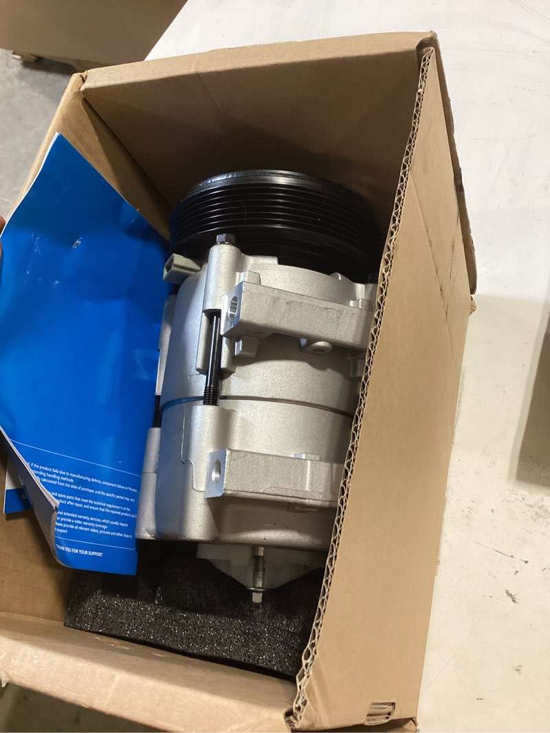 Condition photo showing As Is for kac a/c compressor compatible with ford ranger 1990-2011 4.0l, explorer 1991-1995, 1996-2001 4.0l, with mazda b3000 1994-1996, 1998-2001, air conditioning compressors replace for 58132