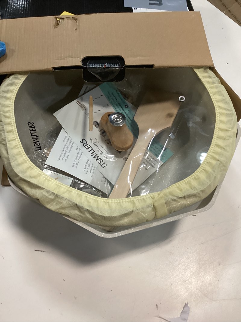 Condition photo showing Good Condition for Ceramic Nonstick Octagonal Wok 12.5 inch Die-cast Induction Woks and Stir Fry Pans with Glass Lid PFOA Free (Cream White)