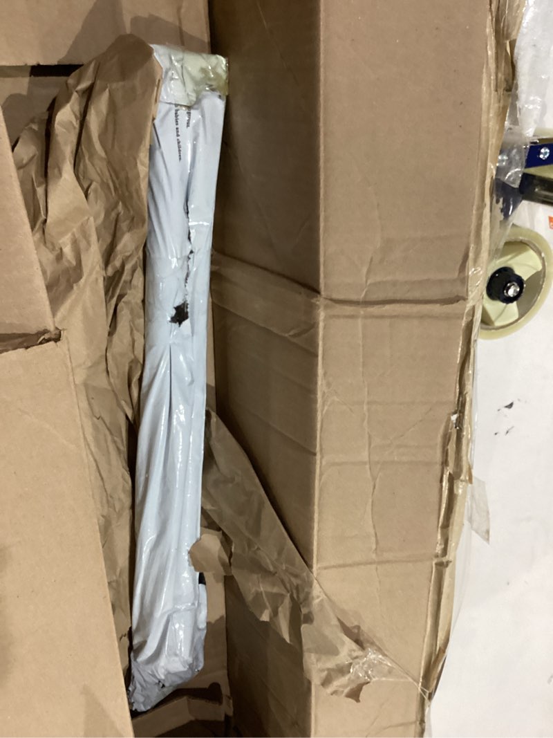 Condition photo showing As Is for PATIKIL Conveyor Roller 1" Diameter 20" Length, 2 Pack Stainless Steel Gravity Transmission Replacement Part Galvanized End, Silver 1"x20"