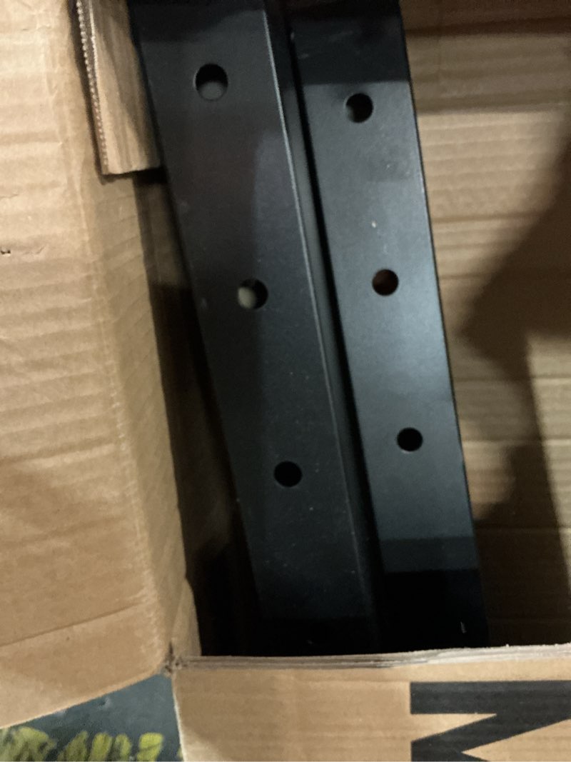 Condition photo showing As Is for Muzata 10-15FT Modular Black Cable Railing Kit 42 Inch 3 Stair Post Kit Complete Set Cable Railing System for Stairs Length Adjustable Easy DIY with Paper User Guide (No Handrail) RWS1 BA4L 42" 10-15ft Stair post kit