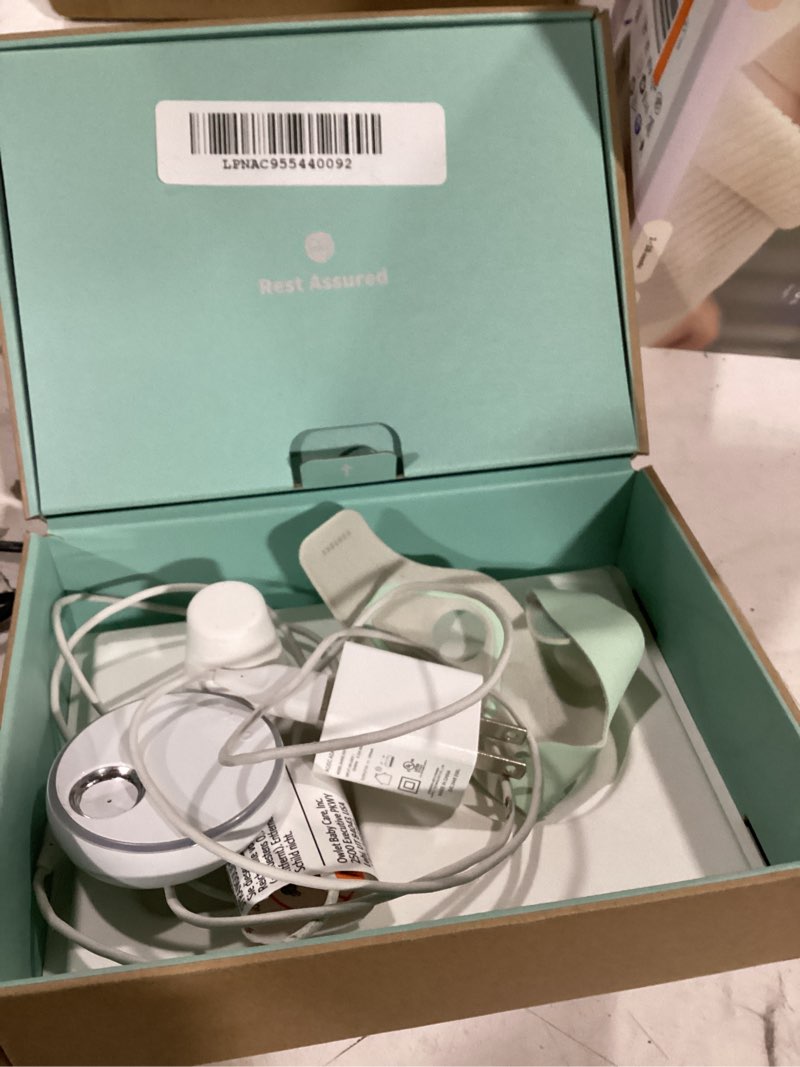 Condition photo showing As Is for Owlet Dream Duo (Gen 2) Smart Baby Monitor Bundle – HD Video Camera + Wearable Sock Tracks Baby’s Oxygen, Heart Rate & Sleep Gen 2 Rose