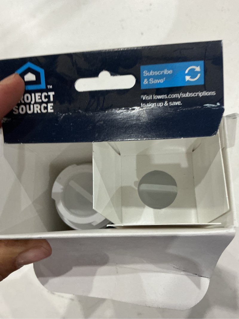 Condition photo showing As Is for project source twist-in refrigerator water filter m-2-2 fits whirlpool filter 4 2-pack