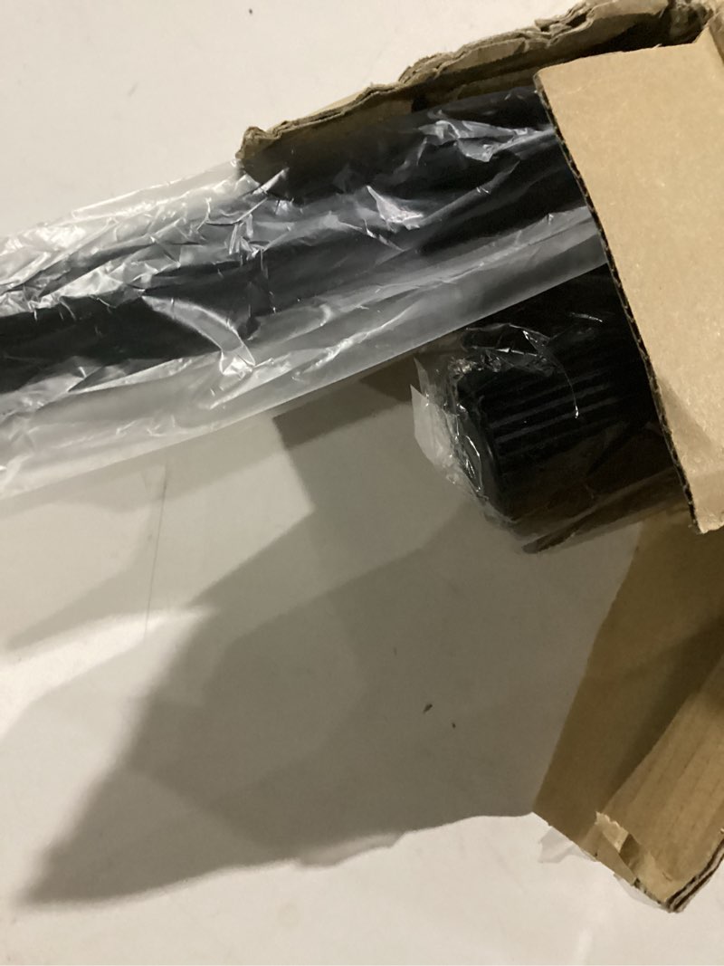 Condition photo showing New/Like New for gleam keyboard bench padded cushion x-style height adjustable 16.5''-18.5'', piano stool, keyboard chair, black
