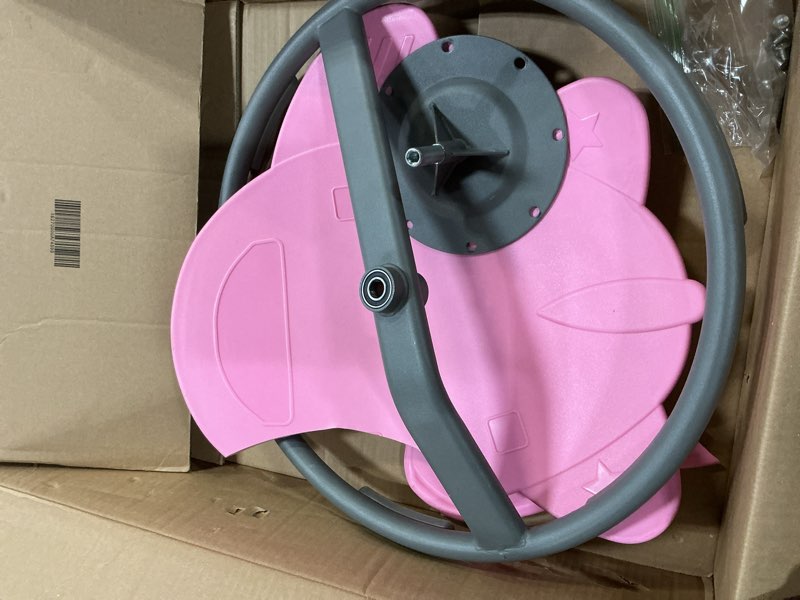 Condition photo showing As Is for BABAMU Sensory Chair Sit and Spin Autism Sensory Products Autism Spinning Chair for Kids Swivel Training Body Coordination (Pink)