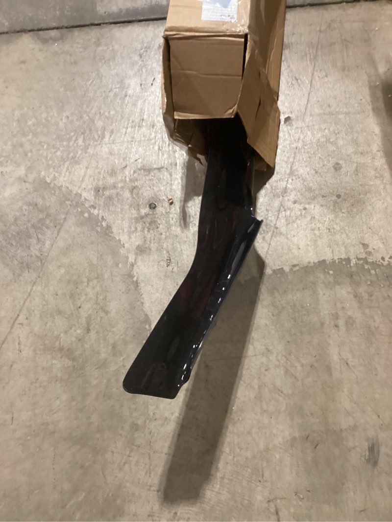 Condition photo showing As Is for Auto Ventshade [AVS] Bugflector Hood Shield / Protector | Fits 2015 - 2020 Ford F-150 (Excludes Raptor) | High Profile Bug Deflector - 1 pc., Dark Smoke | 23243 Bugflector - Smoke incomplete 