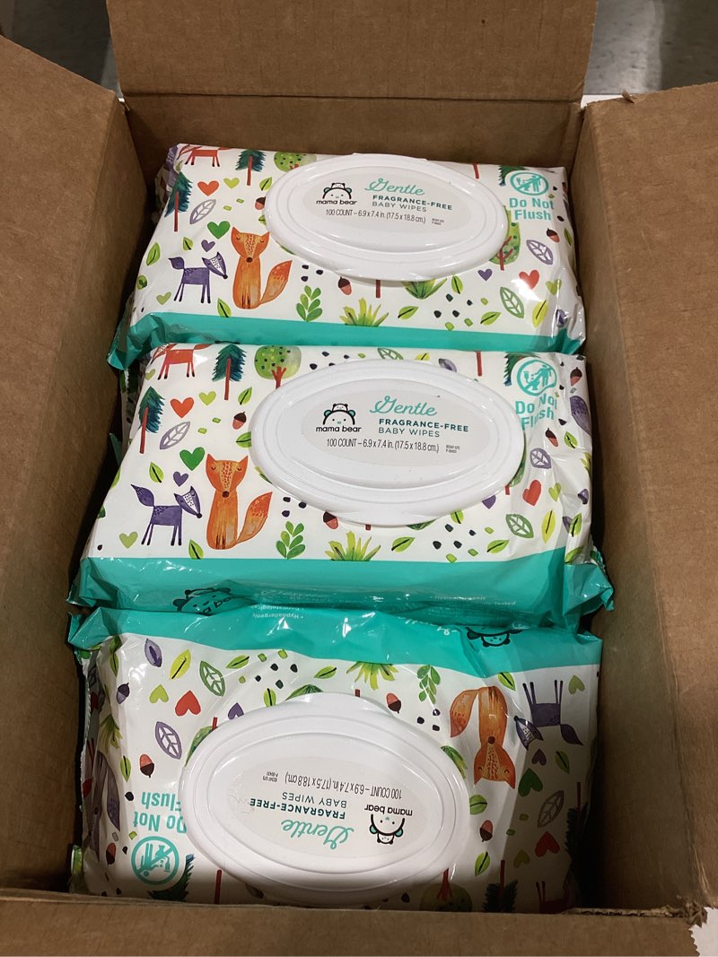 Condition photo showing Good Condition for mama bear gentle fragrance free baby wipes