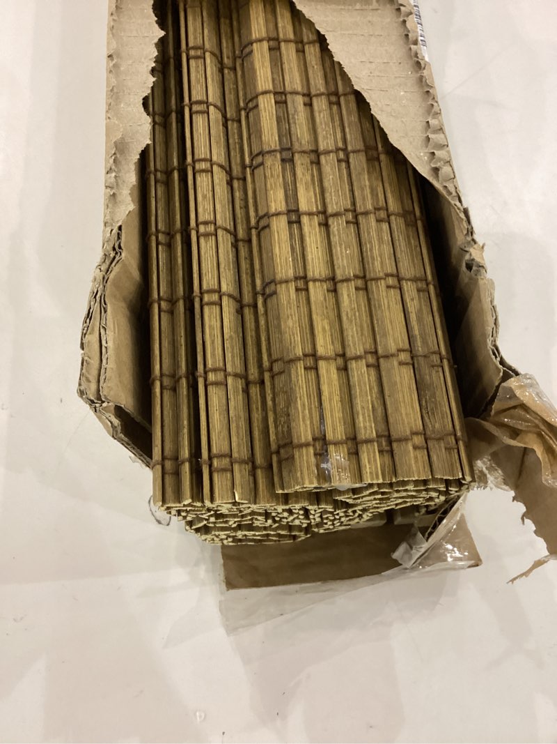 UNISHADES Cordless Bamboo Roman Shades for Windows, Blinds Size (30.5" W ×48" H) Colour (Highfield T