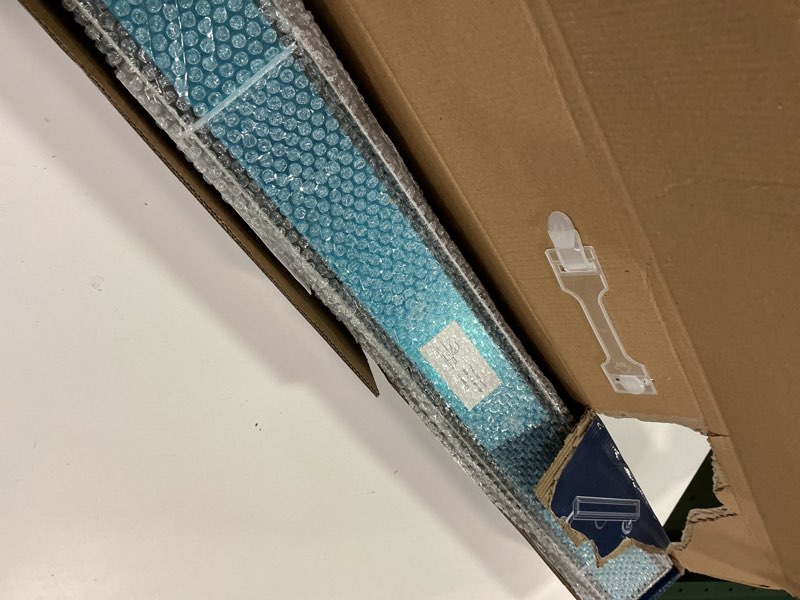 Condition photo showing Good Condition for DLONE Linear Shower Drain | 28" AISI 304 Stainless Steel Linear Drain, Brushed Nickel Shower Drain with Tile Insert Panel & Adjustable Feet, Long Rectangle Shower Floor Drain in Bathroom, Balcony etc Brushed Nickel 28 Inch