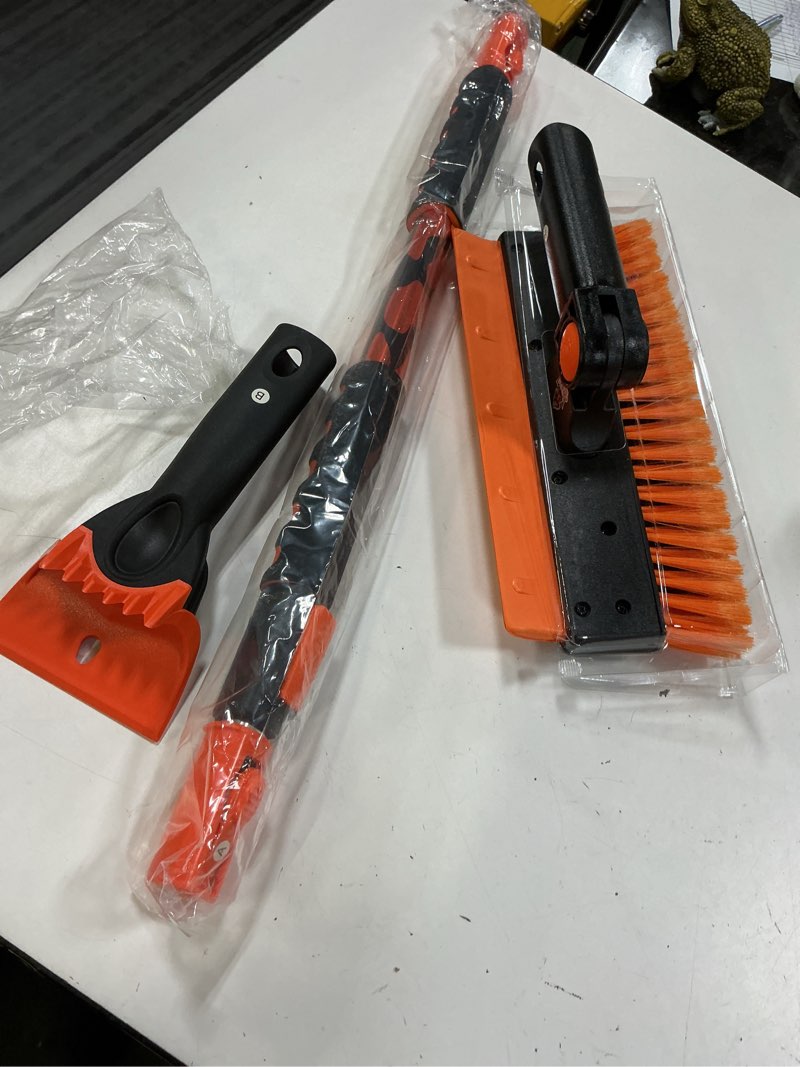 Condition photo showing Good Condition for heavy duty snow rake and broom - 48 inch professional snow brush