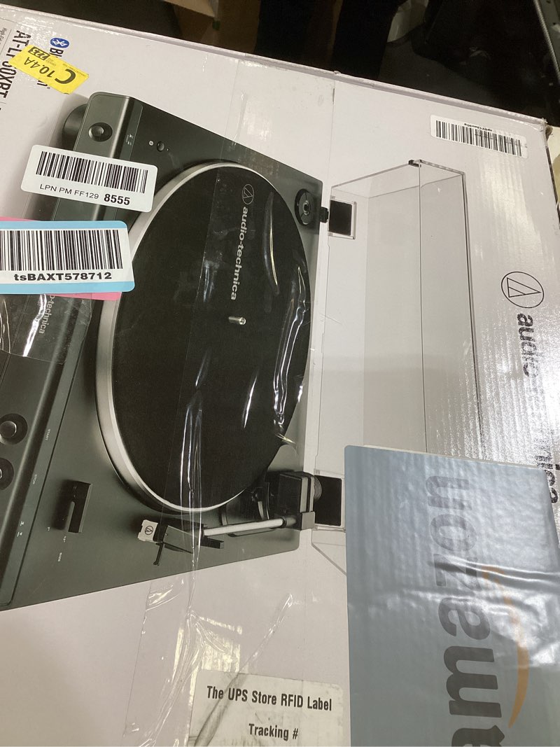 Condition photo showing Good Condition for Audio-Technica AT-LP60XBT-BK Fully Automatic Wireless Belt-Drive Turntable (Black) (ATLP60XBTBK) Black Standalone Turntable