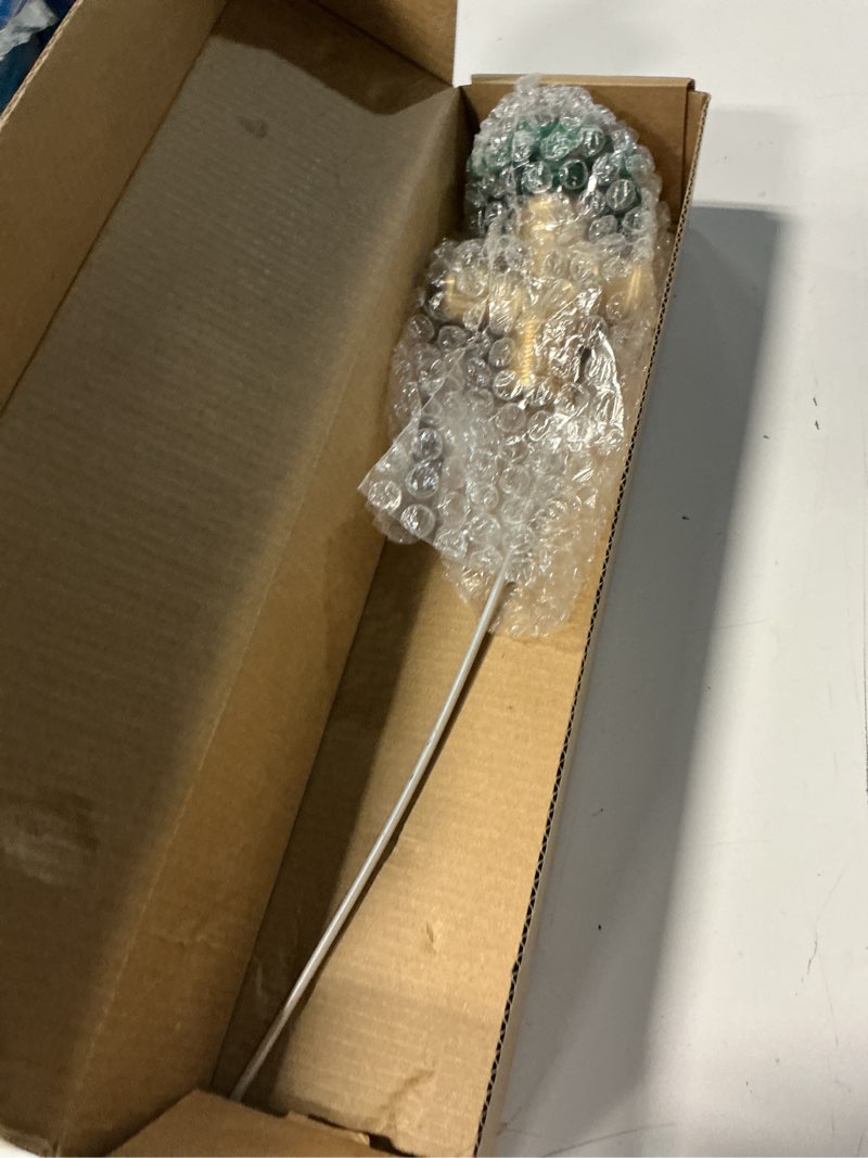 Condition photo showing Good Condition for propane adapter,100lb propane vapor tank service valve coupler with manual bleeder valve, pol connection, heavy handle & 10.2" dip tube–fits for grills, heaters, rvs, fryers & outdoor propane setups.