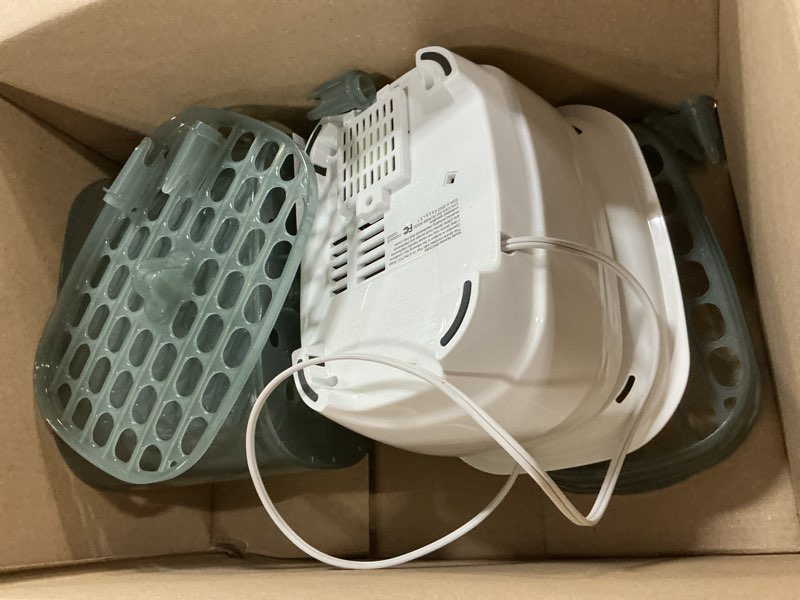 Condition photo showing As Is for baby brezza bottle sterilizer and dryer advanced – 33% faster - largest capacity steam sanitizer - universal sterilization machine for all bottles + pump parts - hepa air filter