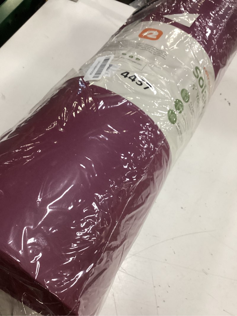 Condition photo showing Good Condition for retrospec solana yoga mat thick 1/2in non-slip workout mat with nylon strap - 72x24in exercise mat for pilates, stretching & fitness - bpa free, easy clean boysenberry 1/2 inch