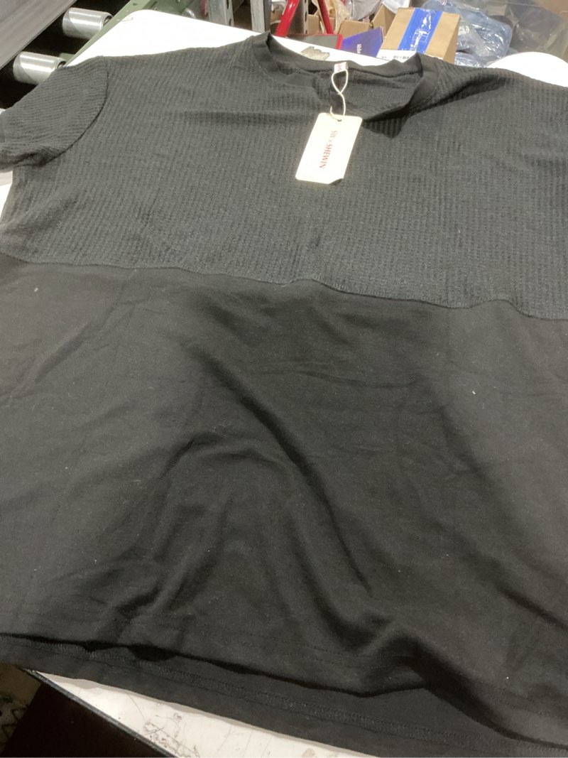 Condition photo showing As Is for cami hot by hot shapers neoprene sweat tee t shirt mens l black