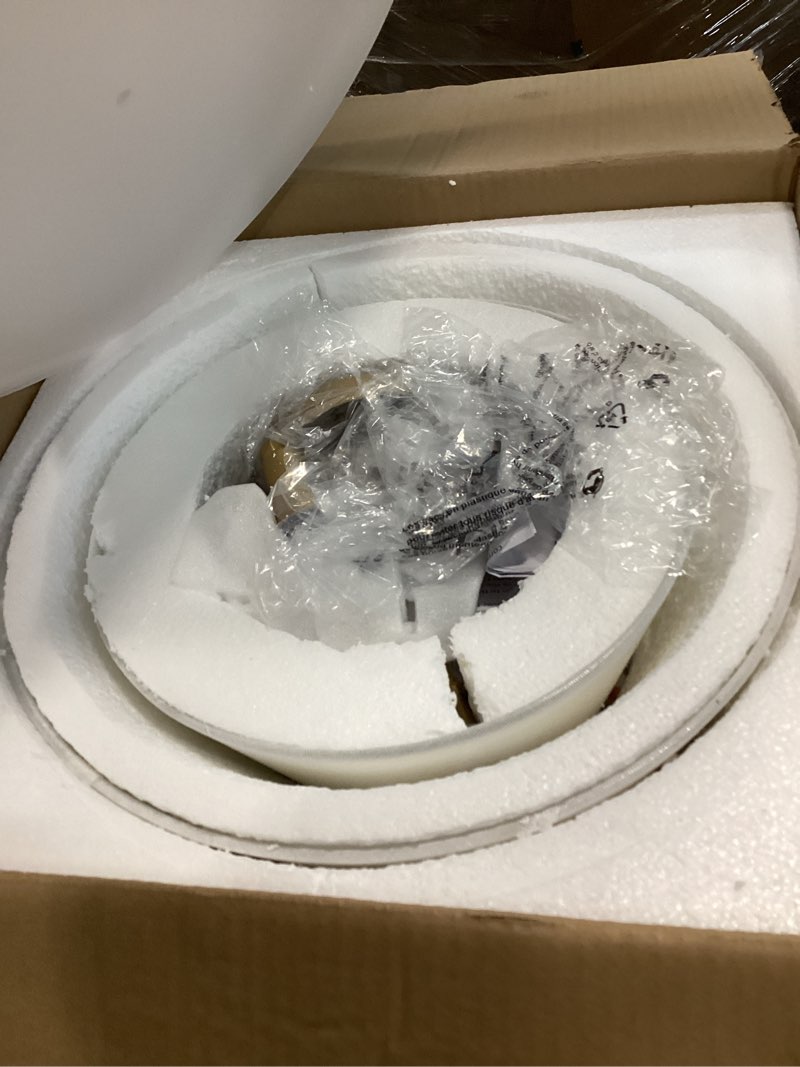 Condition photo showing Good Condition for Modern Drum Chandeliers for Dining Room Gold and White Linen Pendant Light 15.35" 4-Light Kitchen Chandelier over Table Adjustable Ceiling Hanging Light for Island Foyer Entryway Bedroom Living Room Gold-Cone-4 Light 15.35 Inch