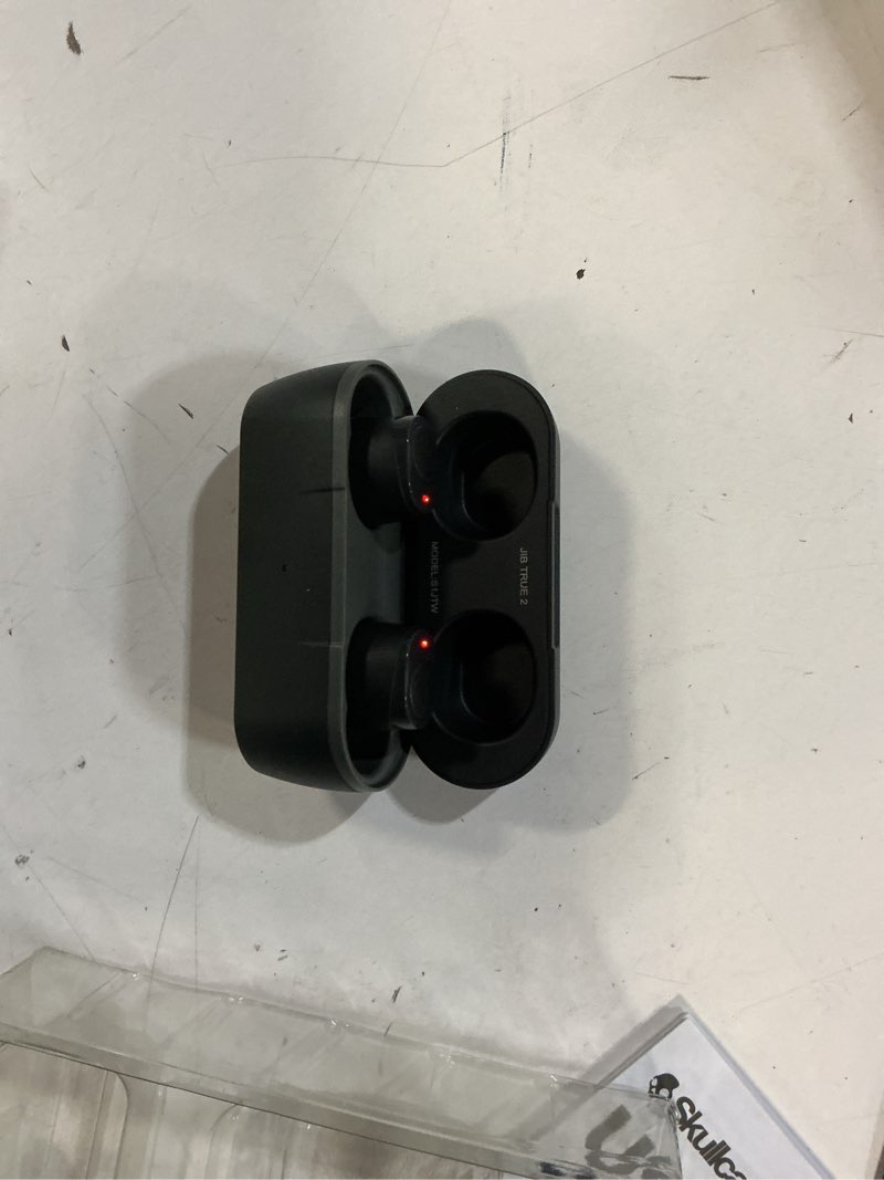 Condition photo showing Good Condition for ( incomplete ) skullcandy jib true 2 wireless earbuds, bluetooth headphones, up to 33 hours battery with charging case, noise isolating fit, sweat and water resistant, microphone for iphone android - true black true black jib true 2