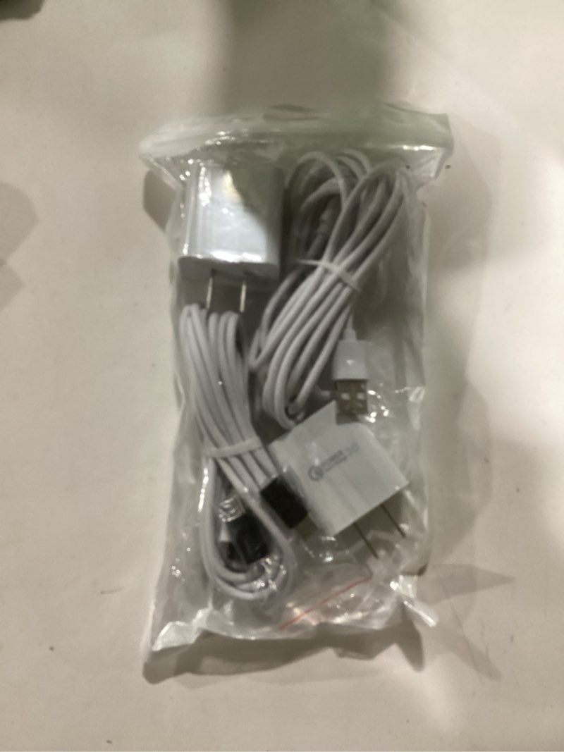 Condition photo showing New/Like New for 2 Pack 10ft Power Adapter Charger for SimpliSafe,Arlo Pro/Pro2,Essential Spotlight XL/XL 2nd,Samsung Galaxy A15 A14 A8 A9 A23 A13 A54 A53 S22,A E,S,S2,3,4,Tab 3 4 Note 4 5 S7 S6 S2 Charging Cord Cable