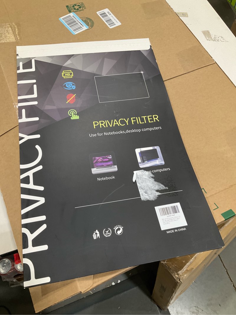 Condition photo showing Good Condition for 24 Inch Privacy Screen for Monitor - Anti Glare, Blue Light Blocking, Eye Protection Anti-Spy Filter - Fits 16:9 Aspect Ratio, Computer Screen Privacy Filter, Removable & Anti-Scratch(2-Pack) 24-Inch Privacy Screen (2 Pack)