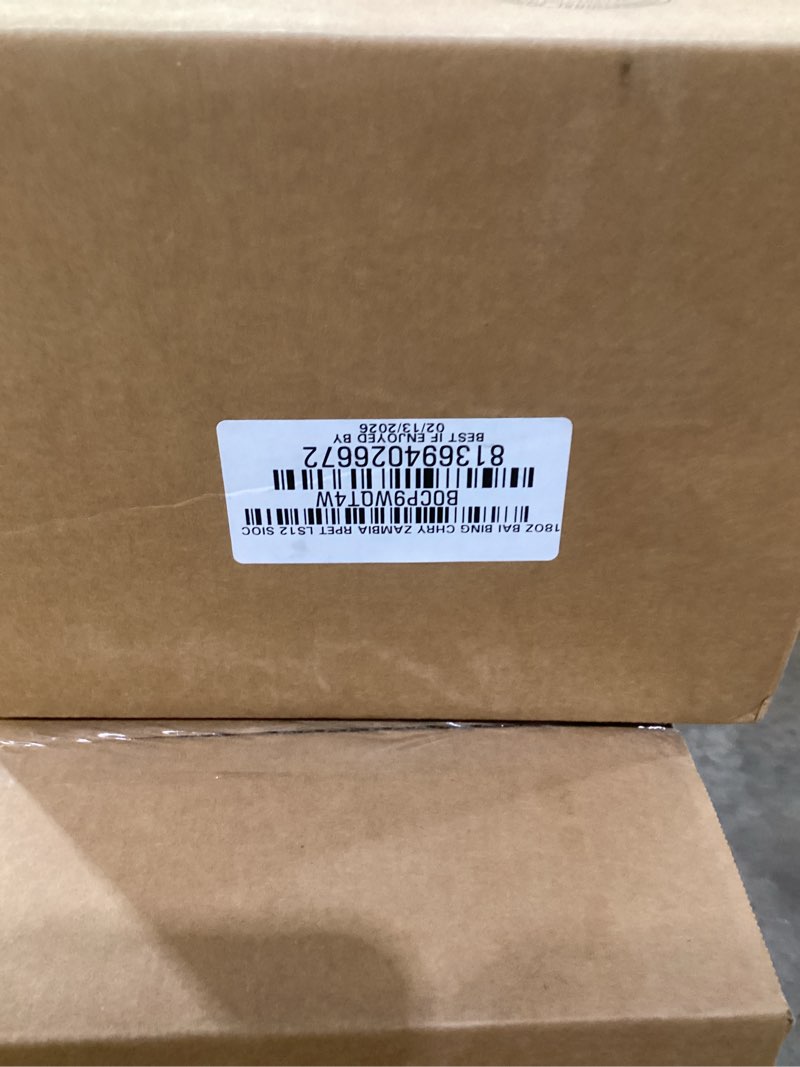 Condition photo showing New/Like New for Bai Antioxidant Infused Water Beverage, Zambia Bing Cherry, with Vitamin C and No Artificial Sweeteners, 18 Fluid Ounce Bottle, 12 Pack Zambia Bing Cherry 12 Pack