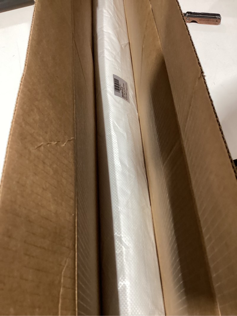 Condition photo showing Good Condition for NECAUX Custom 38 x 66 Inch Clear Table Cover Protector, 1.5mm Thick Plastic Waterproof Heavy Duty Desk Pad Mat Non-Slip Tablecloth Protector for Coffee Table, Sofa Table, Media Stand, Countertop 38" x 66" Clear 1.5mm