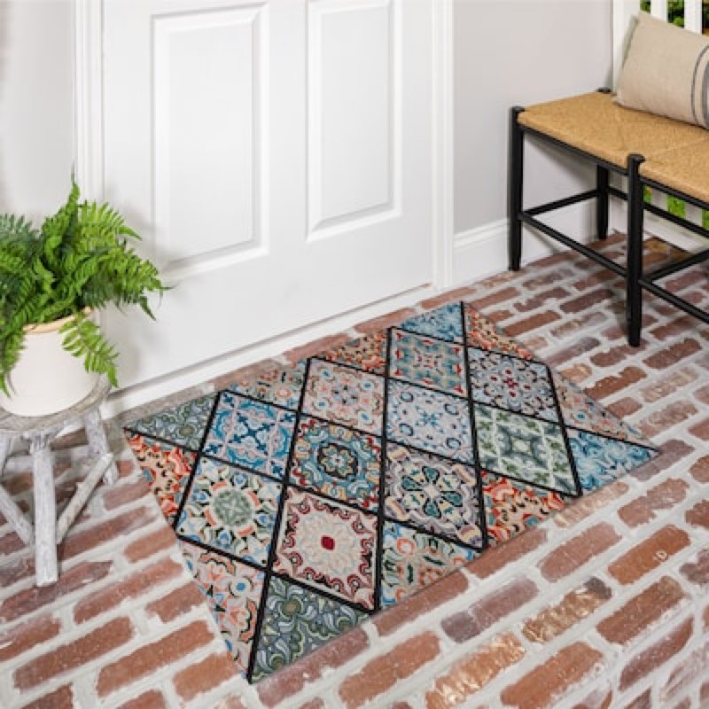 allen + roth 18-in x 30-in Multiple colors/finishes Non-Slip Grip Outdoor Door Mat