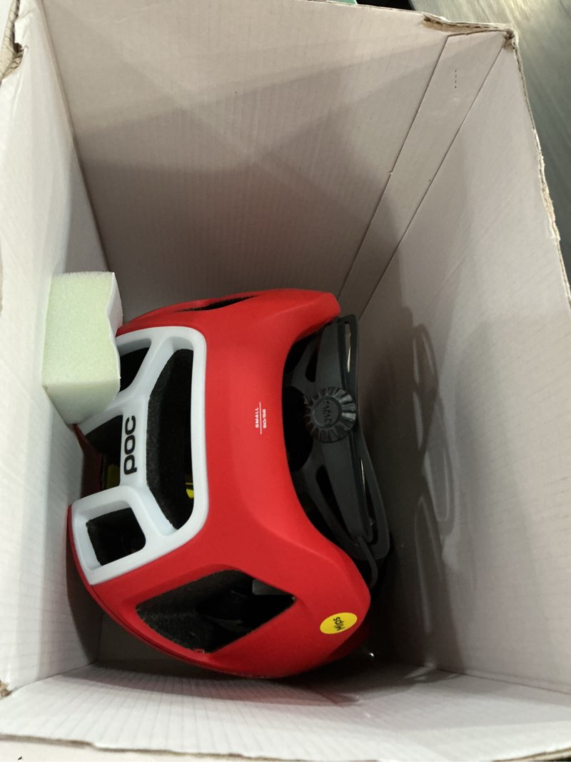 Condition photo showing New/Like New for s 50-56 ventral mips cpsc 1203 prismane red matt