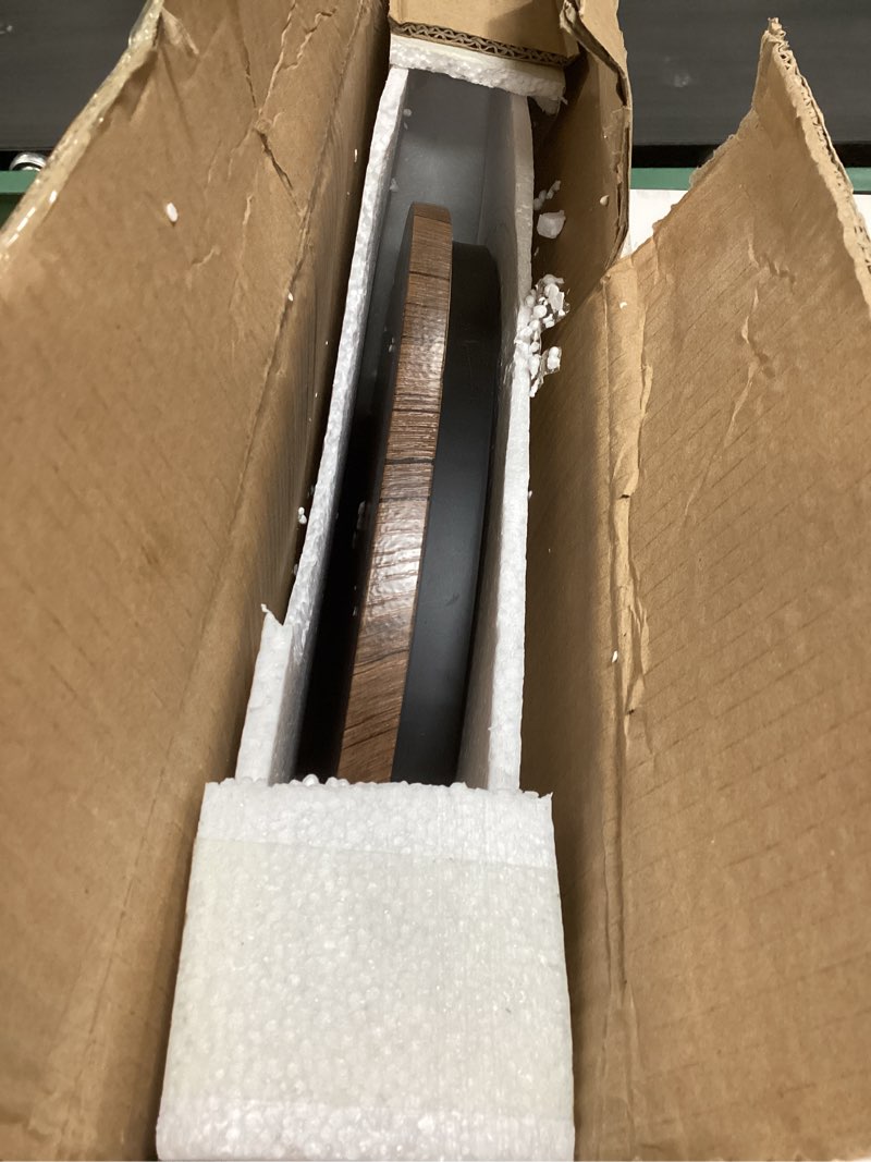 Condition photo showing Good Condition for Folfing coffee table for small spase wood and meta  oval coffee table portable living brown