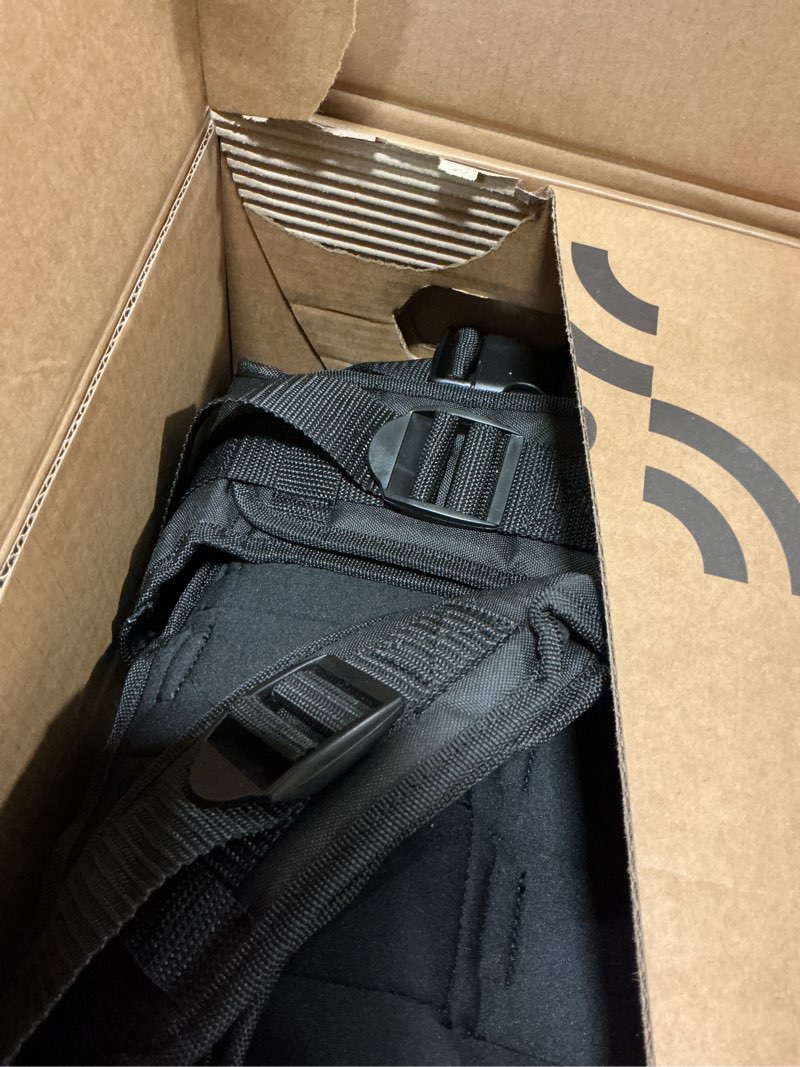 Condition photo showing Good Condition for Sportneer Adjustable Weighted Vest Weights: 2-18 lbs/2-40 lbs Washable Weight Vest for Walking 16 In 1 Fast Adjust Rucking Vest for Women and Men Home Gym Running Jogging Strength Training Vests 2-40 lbs Black