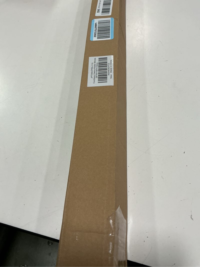 Condition photo showing New/Like New for LazBlinds No Tools No Drill Cordless Zebra Blinds for Windows, Dual Layer Light Control for Day and Night, Light Filtering Privacy Roller Blinds and Shades for Home, 29" W x 48" H, Grey Grey 28.88"W x 48"H