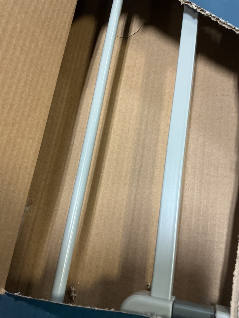 Condition photo showing As Is for safety 1st simple pass walk-through gate, grey