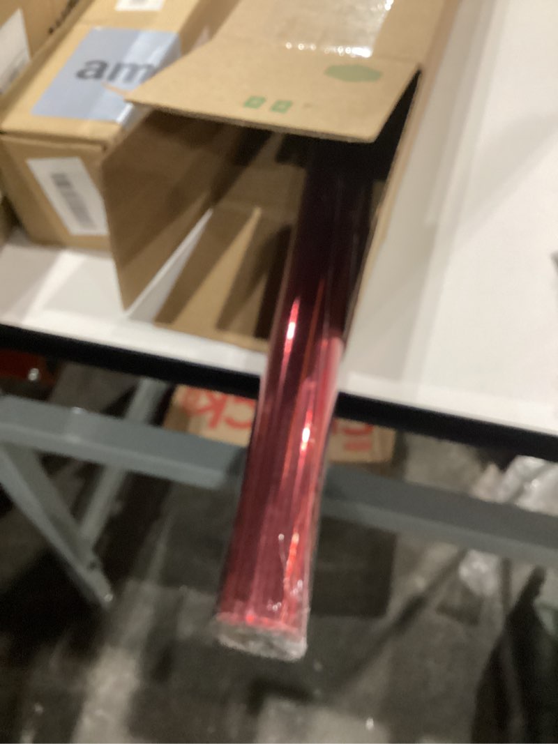 Condition photo showing New/Like New for laribbons red metallic wrapping paper, 17 inch x 40 feet (56.6 sq.ft) solid color paper roll, gift wrapping paper rolls for wedding, birthday, christmas, baby shower red 1 roll (pack of 1)