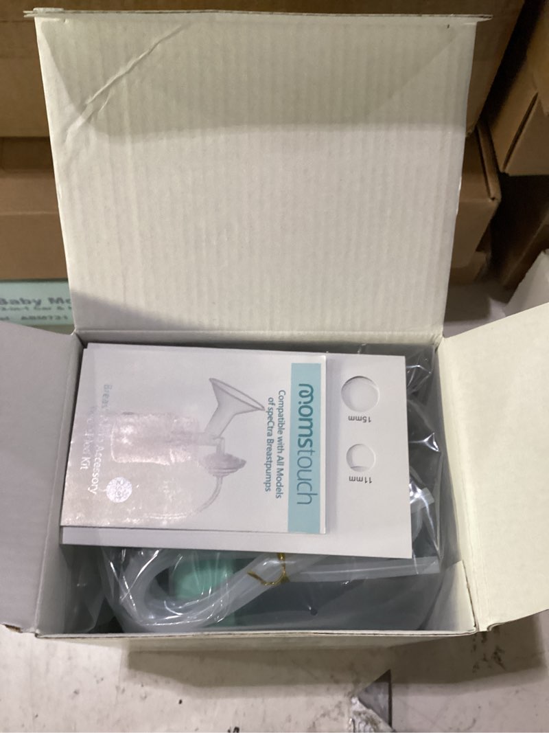 Condition photo showing New/Like New for pump parts compatible with spectra s1/s2/9 plus, not original accessories, full set replacements include 20mm flange, duckbill valve, backflow protector, tubing and bottle full set-20mm