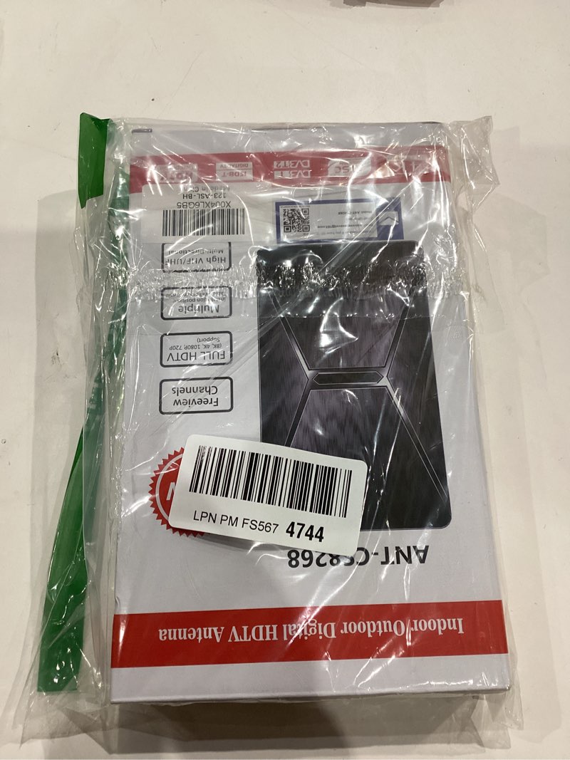 Condition photo showing Good Condition for 2026 Upgraded Indoor TV Antenna, 3600+ Miles Range HD Digital Antenna for Smart TV, Strongest with Amplified Signal Booster Supports 4K 8K 1080p All TVs- 38FT Coaxial Cable for Local Channels