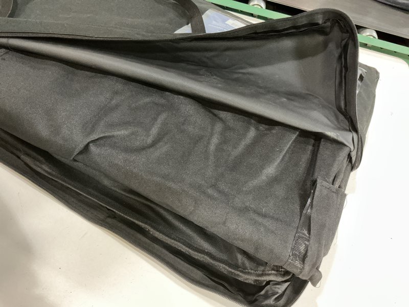 Condition photo showing As Is for URPOWER PU Leather Back Seat Extender for Dogs – Hard Bottom Dog Car Seat Cover Holds 400 lbs, Anti-Scratch & Waterproof Dog Hammock for Full Size SUVs & Trucks, Dogs Car Bed Pet Backseat Protector XL - Full Size SUV / Full Size Crew Cab Truck Black - PU Leather