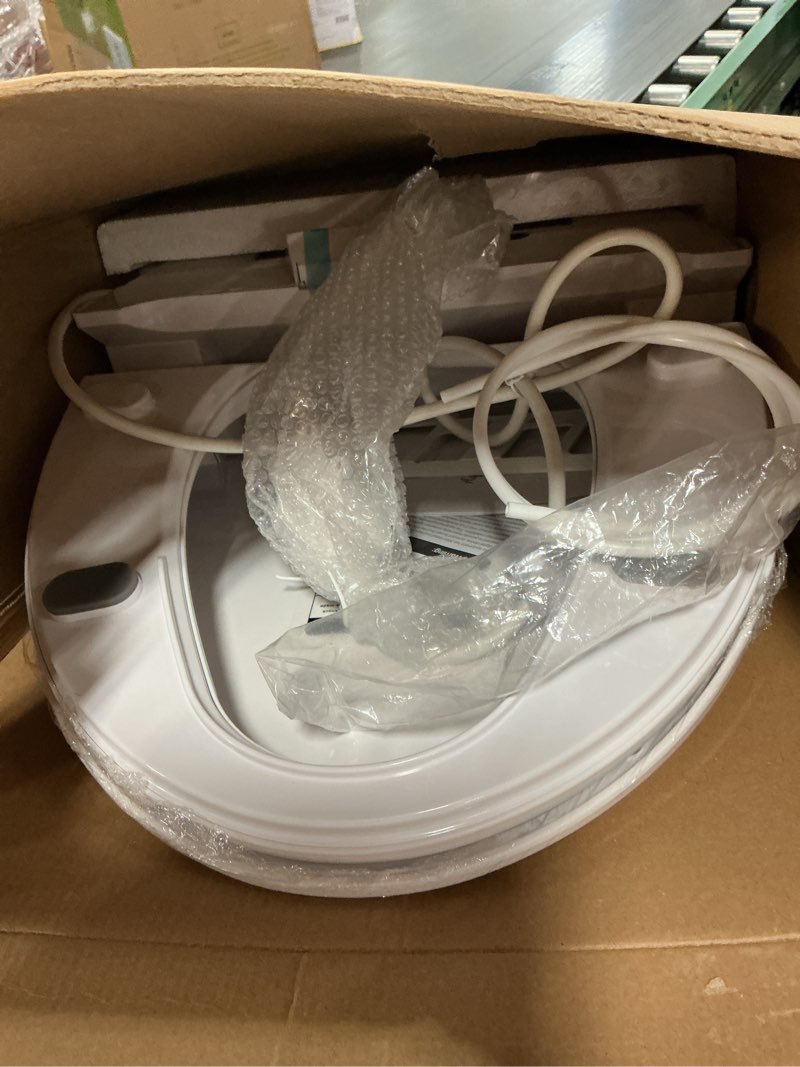 Condition photo showing Good Condition for bidet toilet seat, round, smart unlimited warm water, electronic heated toilet seat with remote control, turbo wash, dryer, rear and front wash, slow closes, night light, white, 102ds-w