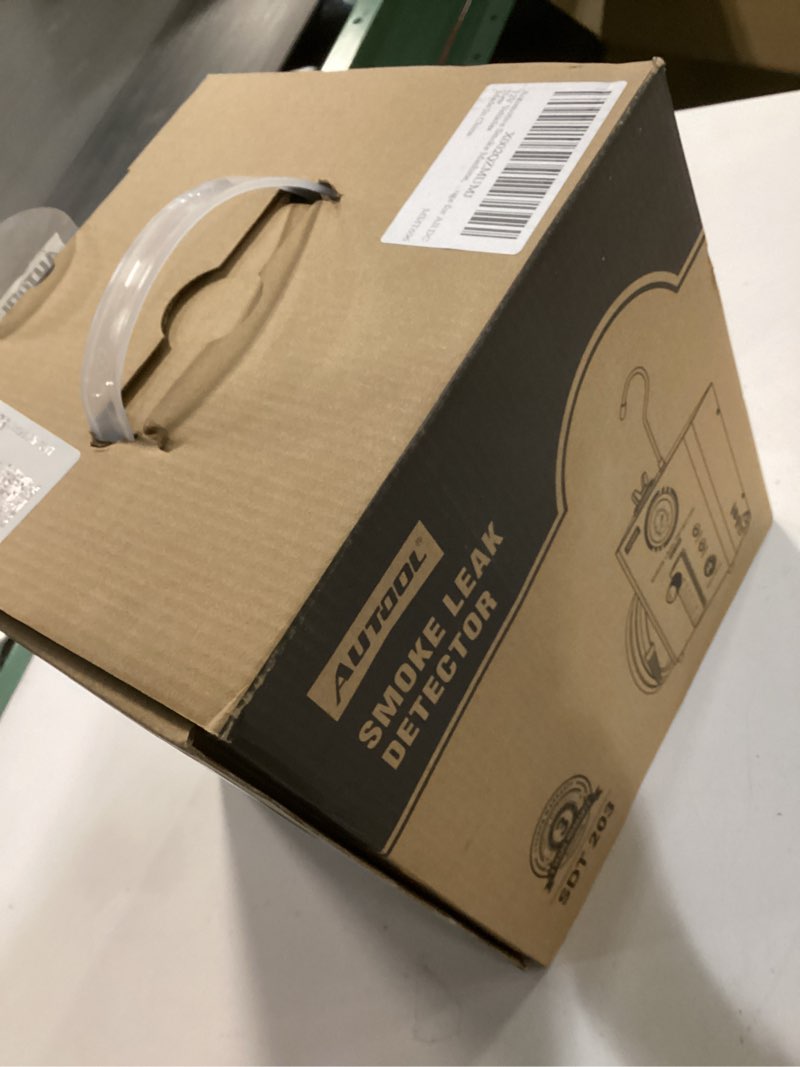 Condition photo showing New/Like New for AUTOOL Automotive Smoke Machine Lead Detector DC 12V EVAP Vacuum Diagnostic Tester with Built-in Air Pump for Pipe System SDT 100