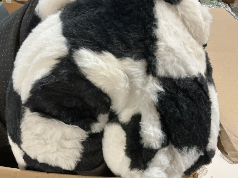 Condition photo showing Good Condition for bfpethome large dog couch bed, cute pet sofa with non-slip bottom, checkered dog bed with washable cover, xl pet couch (black&white) black&white 42.0"l x 30.0"w x 13"th