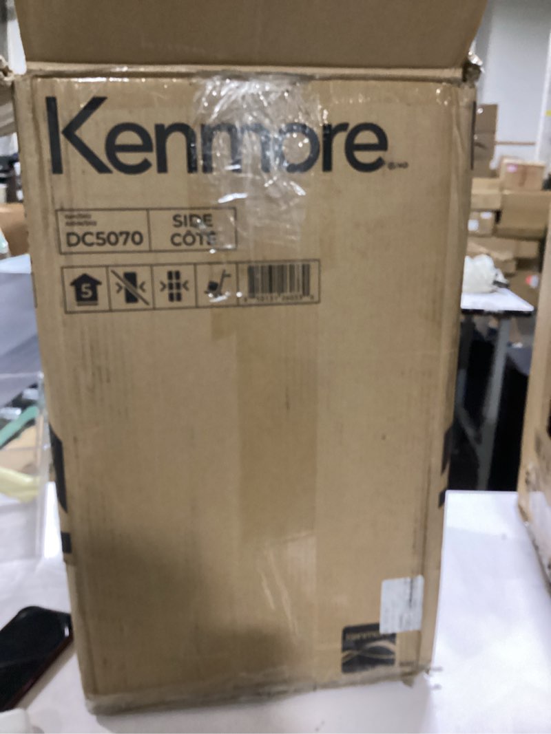 Condition photo showing Good Condition for kenmore dc5070 500 series bagless canister vacuum with hair eliminator brushroll?2-motor cyclonic technology, hepa filtration & 24' auto cord rewind for pet, carpets, hard floors, stairs, white