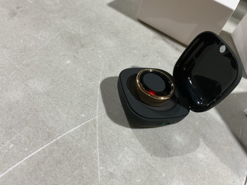 Condition photo showing Good Condition for smart ring for women & men, fitness tracker with heart rate, blood oxygen, sleep monitoring, long-lasting battery, ip68 waterproof, no subscription (rose gold, 7#) rose gold 7