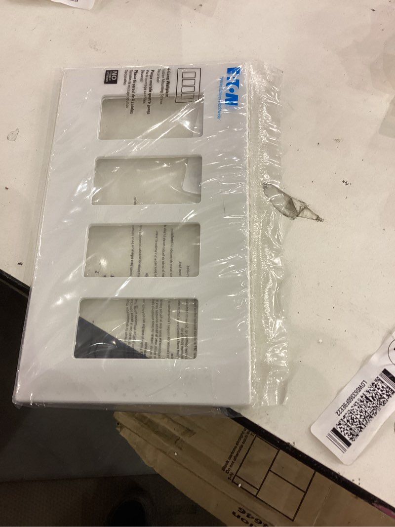 4 gang wall plate