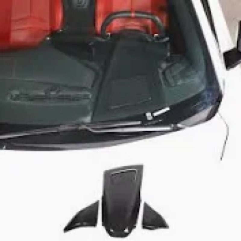 Control Dashboard Panel Cover Trim Compatible with Corvette C8 Stingray 2020-2025 ABS 4PCS Dashboard