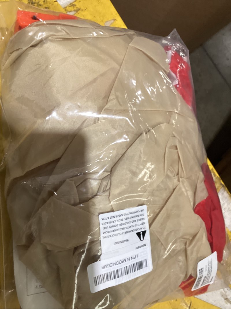 Condition photo showing As Is for arokibui inflatable independence day costume 4th of july american flag uncle sam costume festival suit
