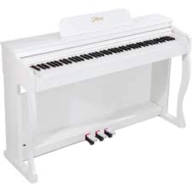 zhruns digital piano, 88 key weighted keyboard piano, full-size electric piano keyboard with sheet m
