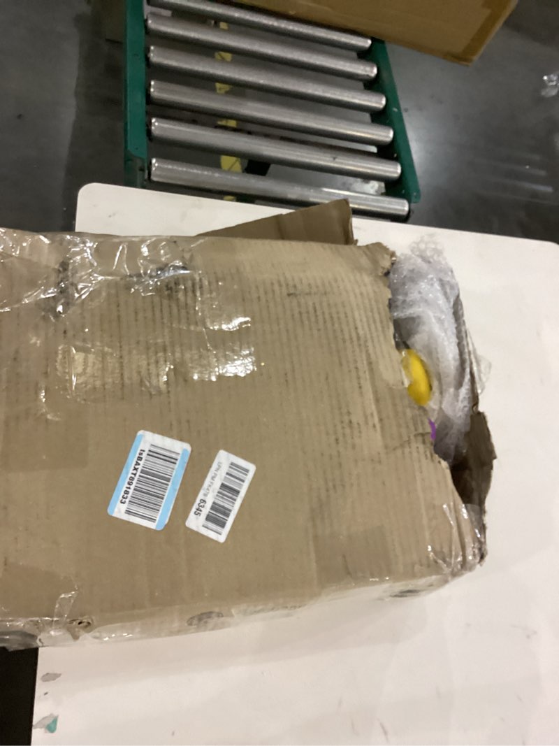 Condition photo showing As Is for Amazon Basics Neoprene Dumbbell Hand Weights for Exercise and Muscle Toning Rack with 3 Pairs (3, 5, and 8 Pound)